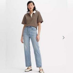 Levi’s Rib cage straight leg jeans